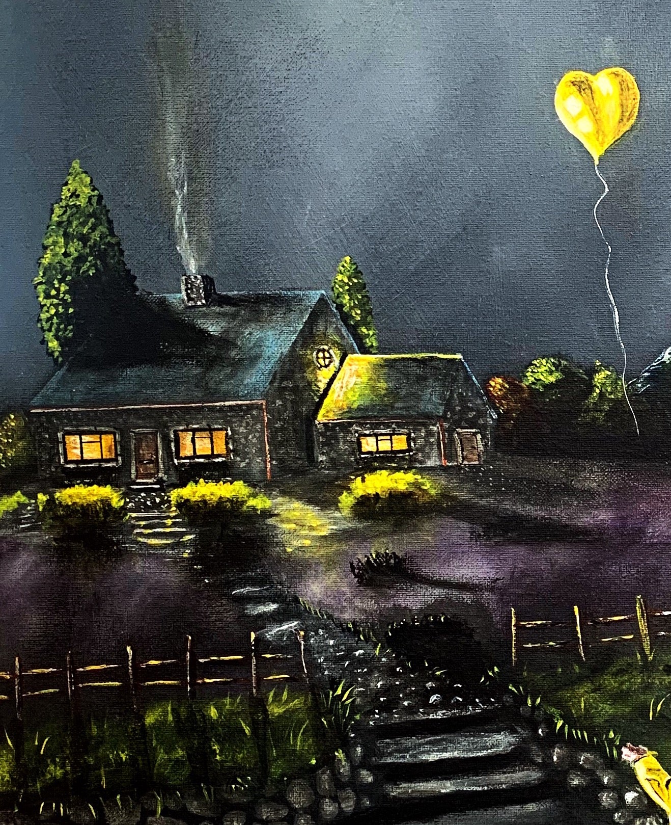 Home is where the heart is …, Canvas Print