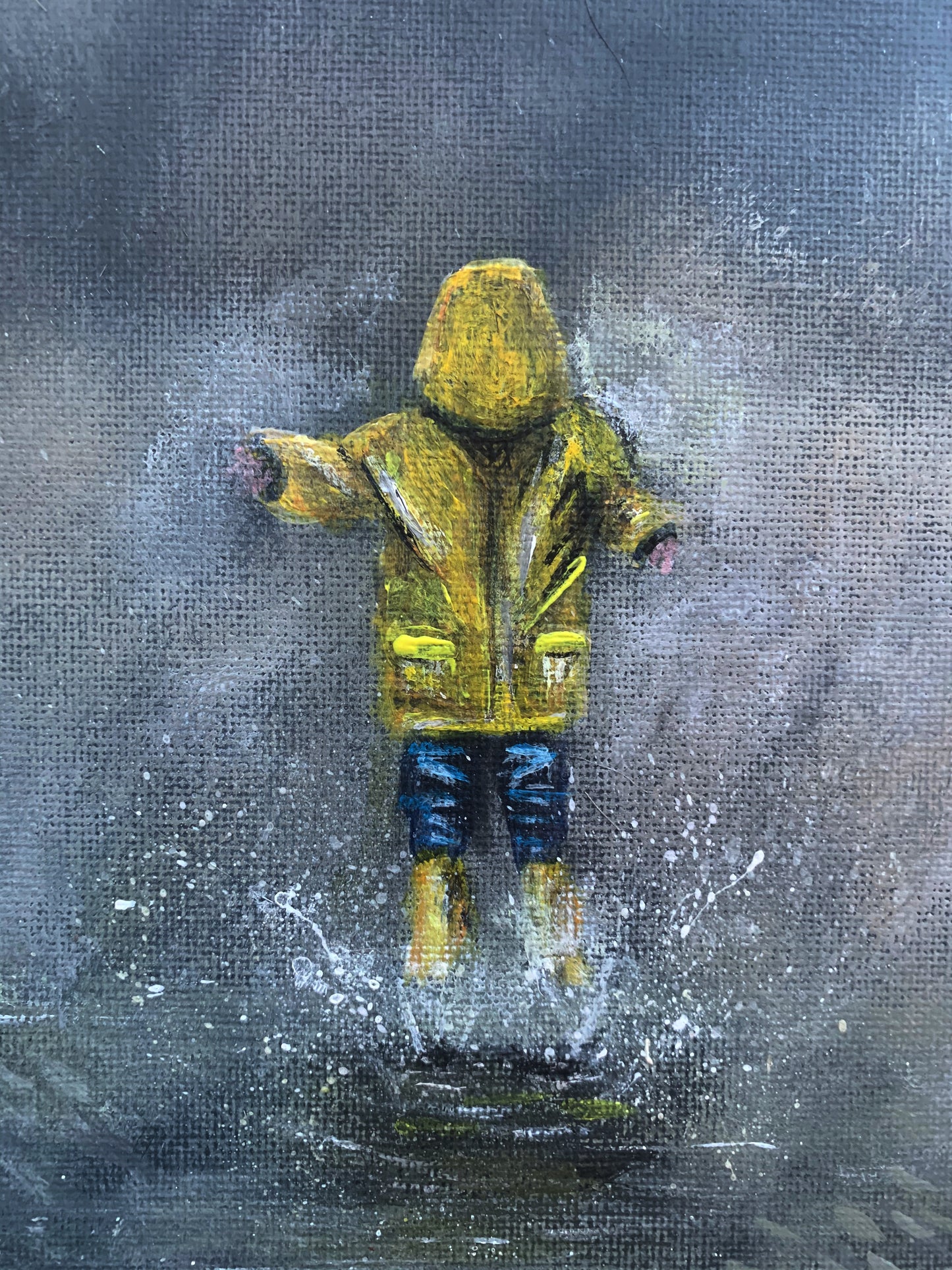 Puddle and Strife …. Canvas Print